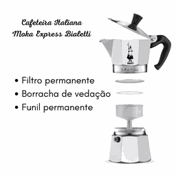 Cafeteira Italiana Moka Express 3 Xícaras - Bialetti - 9