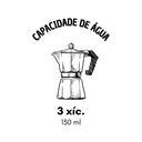 Ver mais imagens de Cafeteira Italiana Moka Express 3 Xícaras - Bialetti