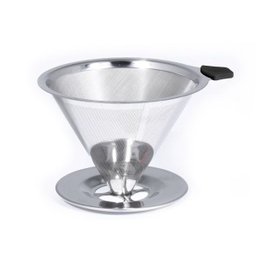 Coador de Café Bialetti Pour Over em Aco Inox - 1