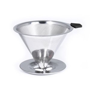 Coador de Café Bialetti Pour Over em Aco Inox