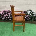 Ver mais imagens de Cadeira Leque com Braço para Mesa de Jantar em Madeira de Demolição Sudeste Rústico