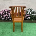 Ver imagem 2 de Cadeira Leque com Braço para Mesa de Jantar em Madeira de Demolição Sudeste Rústico
