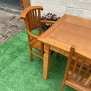 Ver imagem 5 de Cadeira Leque com Braço para Mesa de Jantar em Madeira de Demolição Sudeste Rústico