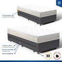 Ver imagem 7 de Cama Box com Colchão de Espuma D45 Pillow Top Ortopédico Domo + Auxiliar de Molas Unique Solteiro