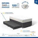 Ver imagem 5 de Cama Box com Colchão de Espuma D45 Pillow Top Ortopédico Domo + Auxiliar de Molas Unique Solteiro