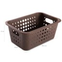 Ver imagem 2 de Caixa Organizadora Cesto Plástico Eco 5l Organização Closet Madeira