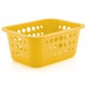 Caixa Organizadora Organize Bancada Cesto De Plástico 1,5l Amarelo - 1