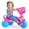 Triciclo Estiloso com Cestinha Barbie - Rosa - 22610 - Xalingo - 3
