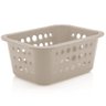 Caixa Organizadora Organize Bancada Cesto De Plástico 1,5l Bege - 1
