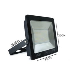 Refletor Led Holofote 100w Branco Quente Resistente Água 110V - 3