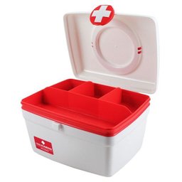 (organizadores) Caixa de Remédios (p) - Vermelho - 3