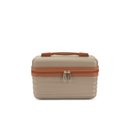 Ver imagem 2 de Mala Viagem ABS Polo King + Frasqueira Champanhe - 1871