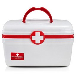 (organizadores) Caixa de Remédios (g) - Vermelho - 1