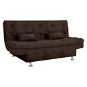 Ver imagem 2 de Sofá Cama Salomé Suede Marrom B256 - Matrix