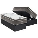 Ver imagem 1 de Cama Box Baú Solteiro + Colchão Molas Inovaflex Essential