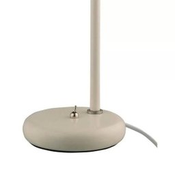 Luminária de Mesa Abajur Metal Branco 1g9 14x49cm - 2