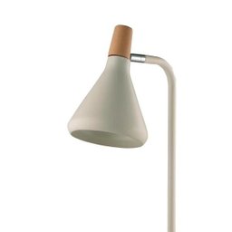 Luminária de Mesa Abajur Metal Branco 1g9 14x49cm - 3