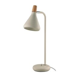 Luminária de Mesa Abajur Metal Branco 1g9 14x49cm - 1