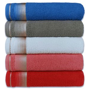 Kit com 5 Toalhas de Banho Luxury Soft Beka 360 G/m² Multicores
