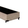 Cama Box Solteiro Suede King Design Bege 88x188x40 - 3