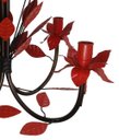 Ver imagem 4 de Lustre De Folhas em Ferro Colorido para Decoração de Varanda Colonial