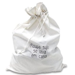 Saco Para Roupa Suja Viajem Mala Algodão Sacola Fechada - 3
