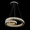 LUSTRE PENDENTE CRISTAL LED 50CM 72W 3000K E 6000K BIVOLT - 1