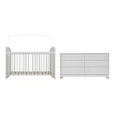 Ver imagem 5 de Berço para Colchão 130 X 60cm com Cômoda Ana Lívia Multimóveis Mp4291 Branco