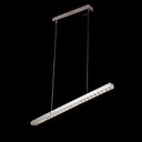 Ver imagem 1 de LUSTRE PENDENTE RETANGULAR CRISTAL LED 60W 6000K BIVOLT