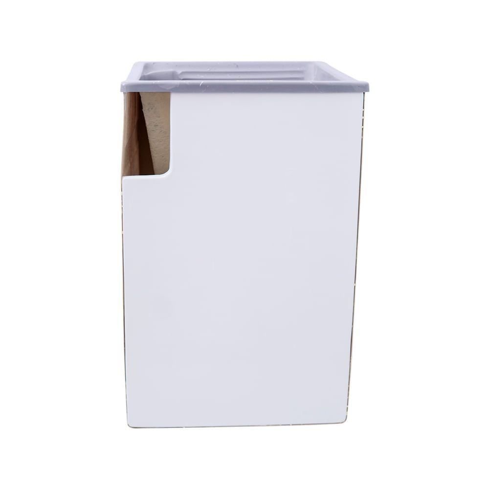 Tanque Lavar Roupa Fiberblu Madrid 40 Litros Granitado Cinza - 4