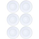 Ver imagem 1 de Conjunto 6 Pratos Rasos de Jantar em Porcelana Decorada 25cm Tramontina Lineare Cozinha Mesa Posta