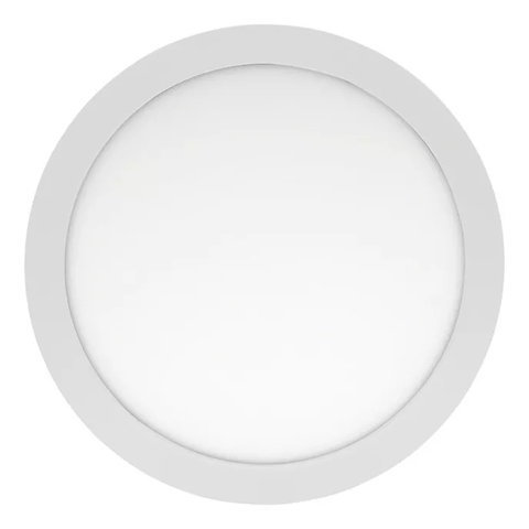 Plafon de Led Redondo Embutir 18w 3000k Branco Quente Galaxy Concept