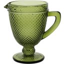 Ver imagem 1 de Jarra 1 Litro Vidro Bico De Jaca Água Jarro Suco Retrô Verde