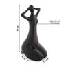 Conjunto de Esculturas decorativas Mulher 2 Preto Gran Belo - 4