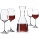 Ver imagem 1 de Jogo De Decanter 1,2L E 4 Taças 455ml Vidro Bohemia Crystal