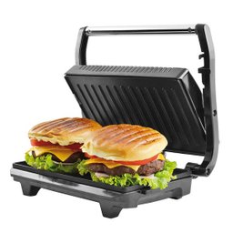 Sanduicheira e Grill Britânia Press Inox Placa Duo 220v - 6