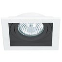 Ver imagem 2 de Spot Embutido Quadrado Conecta 1 x Ar11 Branco / Preto Bella Iluminação - 18,2cm