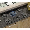 Ver imagem 2 de Cooktop 5 Bocas à Gás Tripla Chama Itatiaia Bivolt