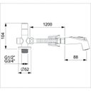 Ver imagem 3 de Ducha Higiênica com Derivação Lix Cromado Celite