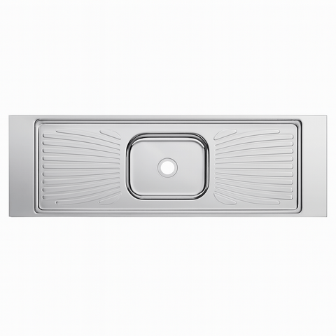 Pia de Aço Inox Monobloco com Escorredor 1,80 Metro - Forminox