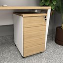 Ver imagem 1 de Gaveteiro para Escritório 4 Gavetas e Chave Alto Padrão F5