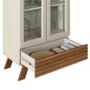 Ver imagem 3 de Cristaleira com Portas de Vidro Bétis Freijo Off White