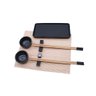 Kit Comida Japonesa de Cerâmica Preto 8 Peças Mm5014 Btc - 1