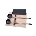 Ver imagem 1 de Kit Comida Japonesa de Cerâmica Preto 8 Peças Mm5014 Btc