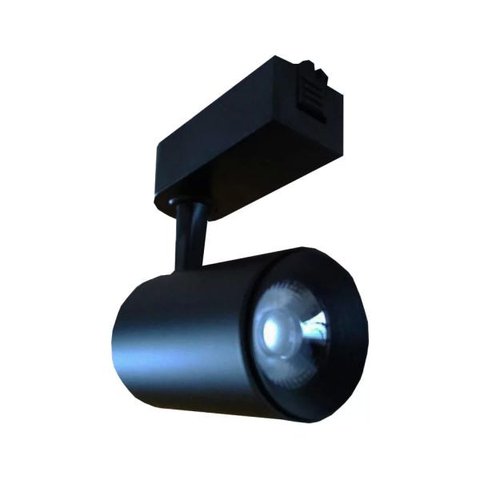 Spot Preto para Trilho Superled 7W 3000K Initial