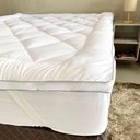 Ver imagem 1 de Pillow Top Casal Toque de Plumas Diamond Appel Branco