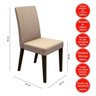 Conjunto Sala de Jantar Mesa e 4 Cadeiras Tais Madesa - 4