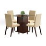 Conjunto Sala de Jantar Mesa e 4 Cadeiras Tais Madesa - 2