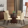 Conjunto Sala de Jantar Mesa e 4 Cadeiras Tais Madesa - 1