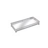 Bandeja Retangular Decorativa Espelhada Cromada 23,5X12,5CM 8158 - 1